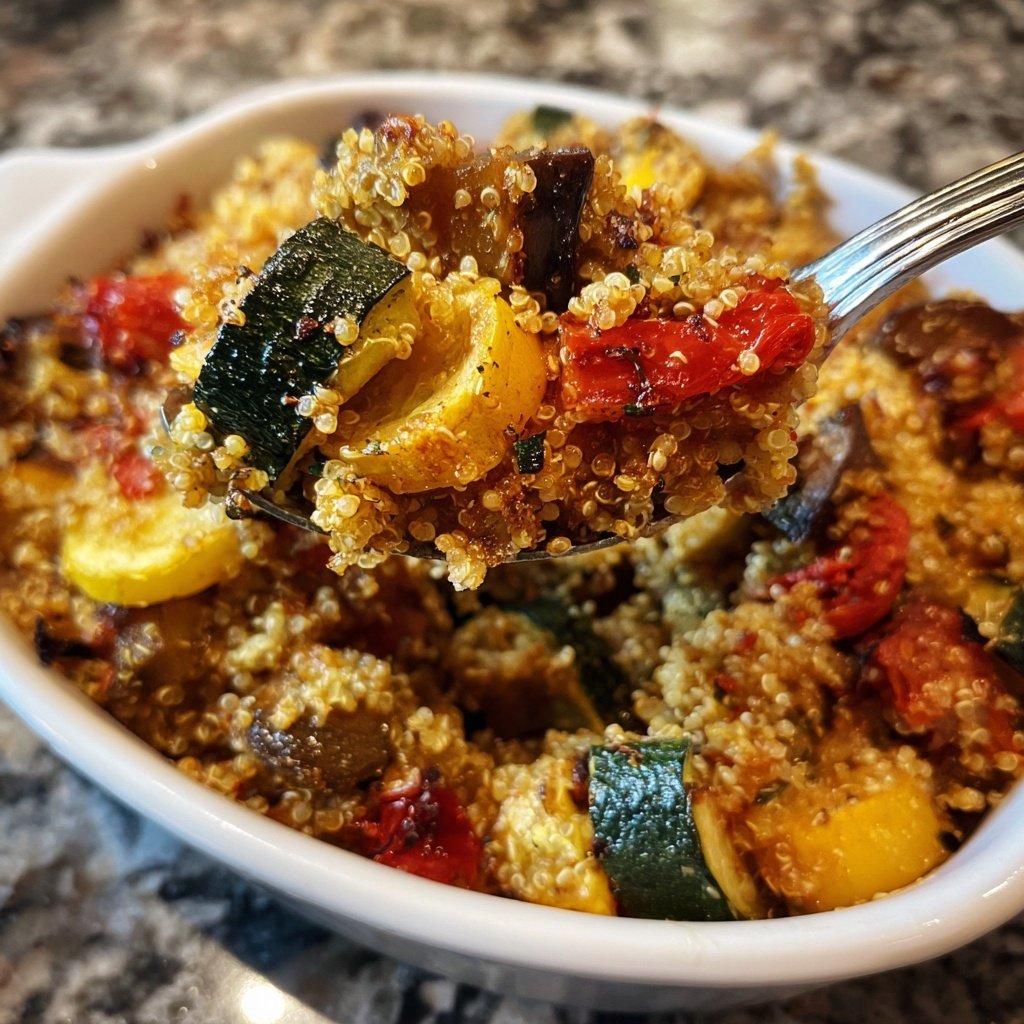 Roasted Vegetable Quinoa Casserole