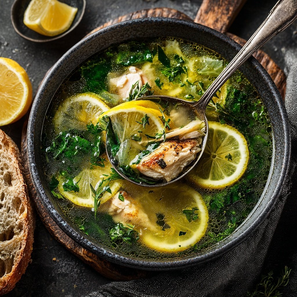 Spring Chicken Soup With Lemon