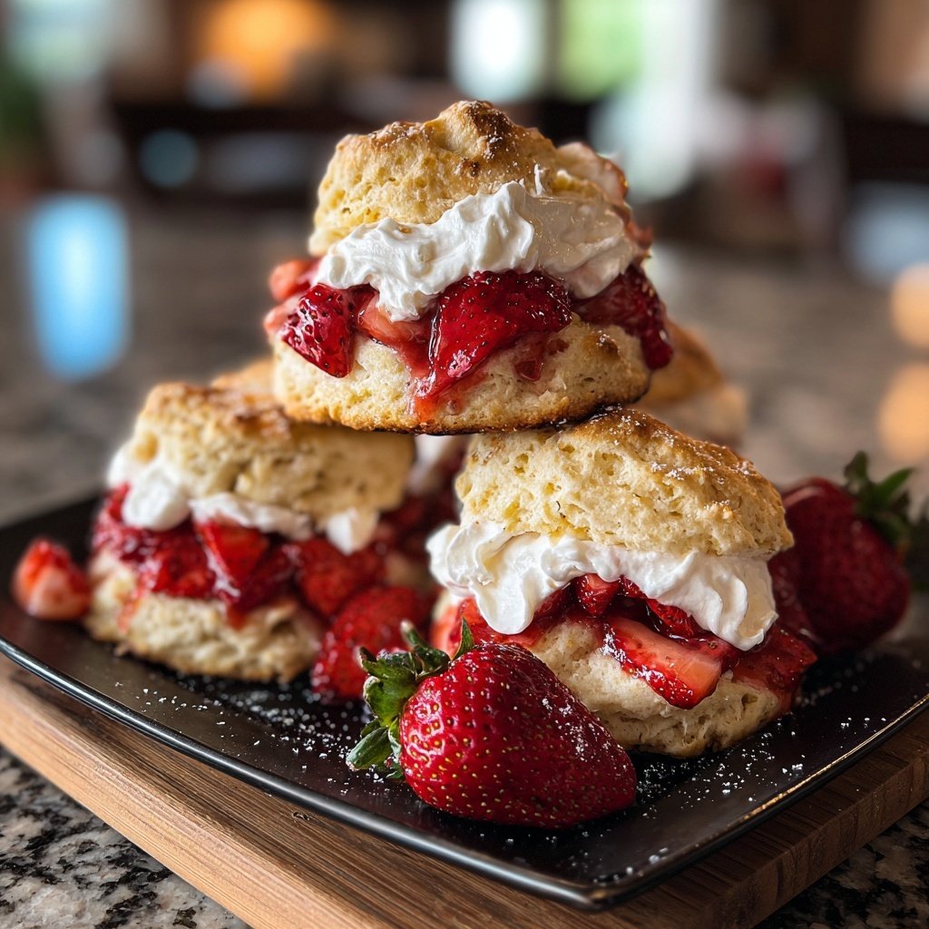 Classic Strawberry Shortcake Biscuits