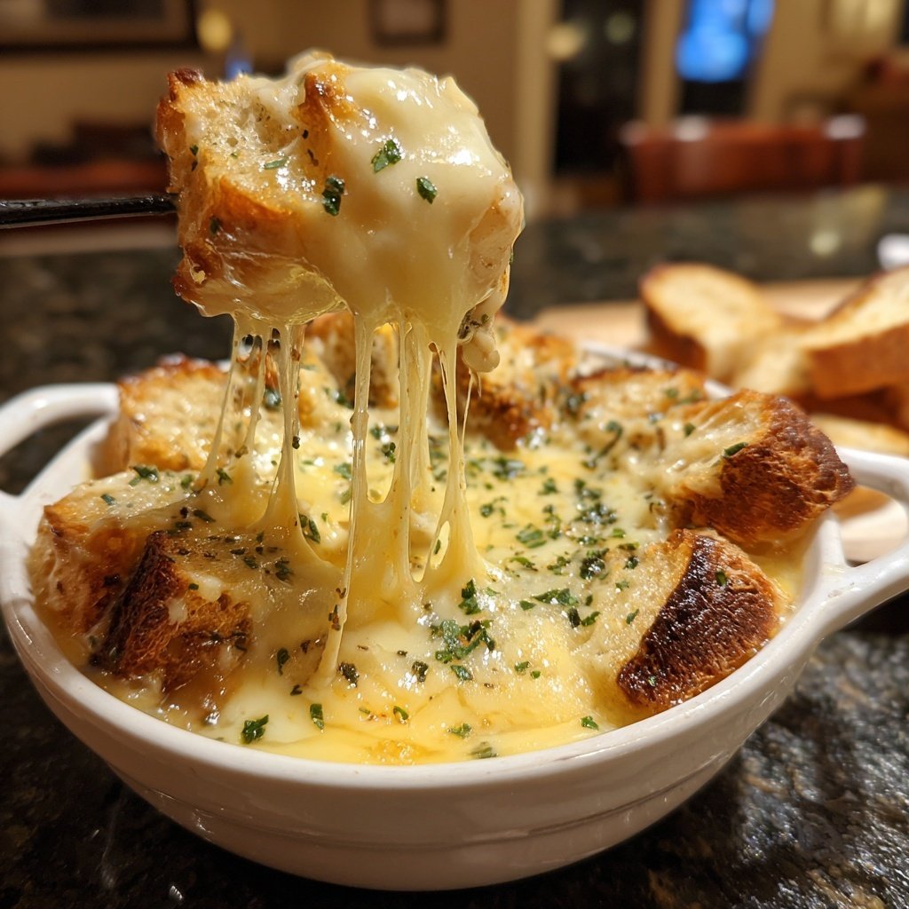 Fondue with Smoked Cheese