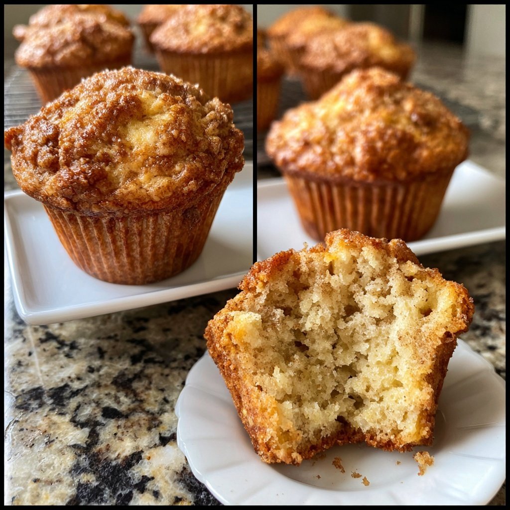 Banana Cinnamon Yogurt Muffins