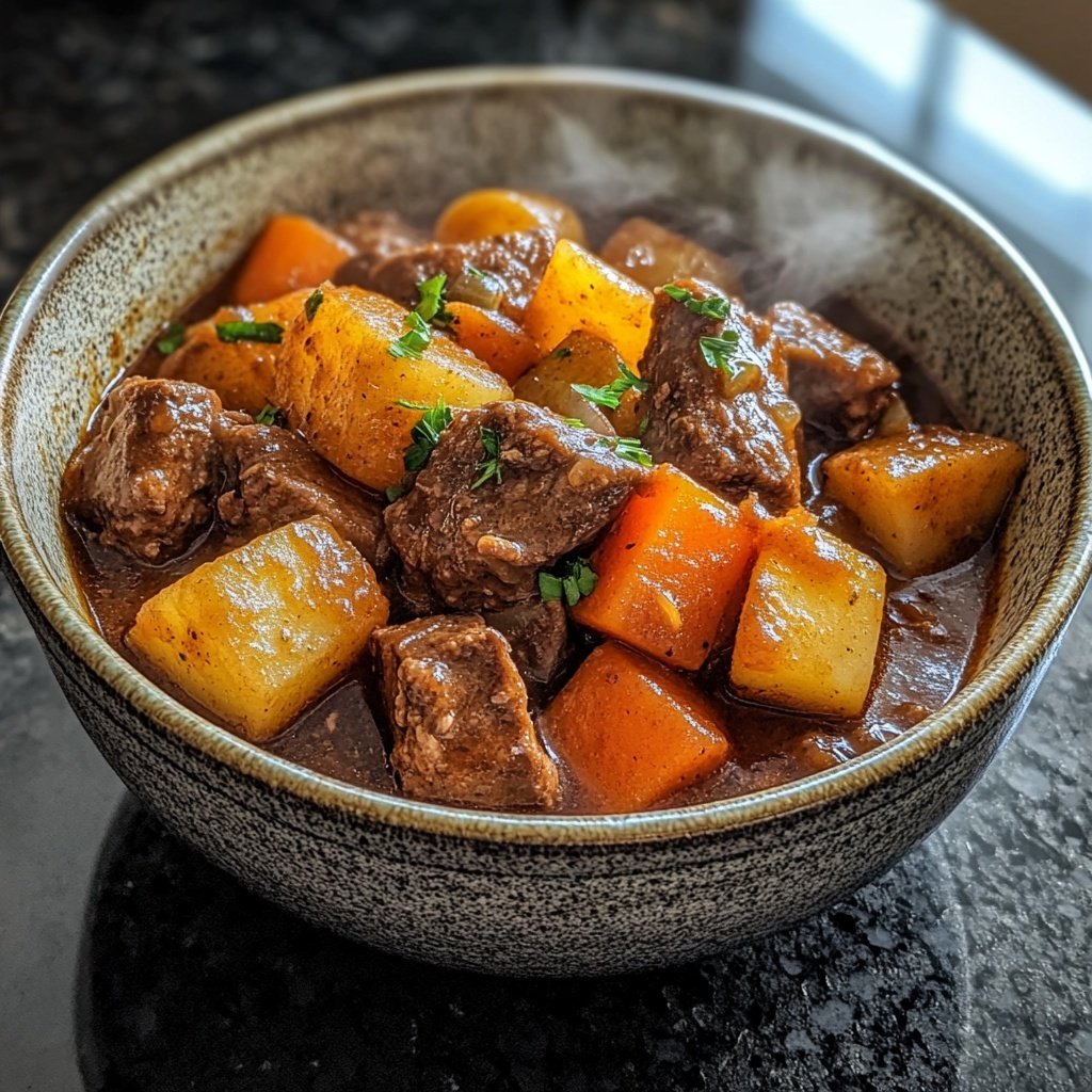 Beef Stew With Carrots and Potatoes