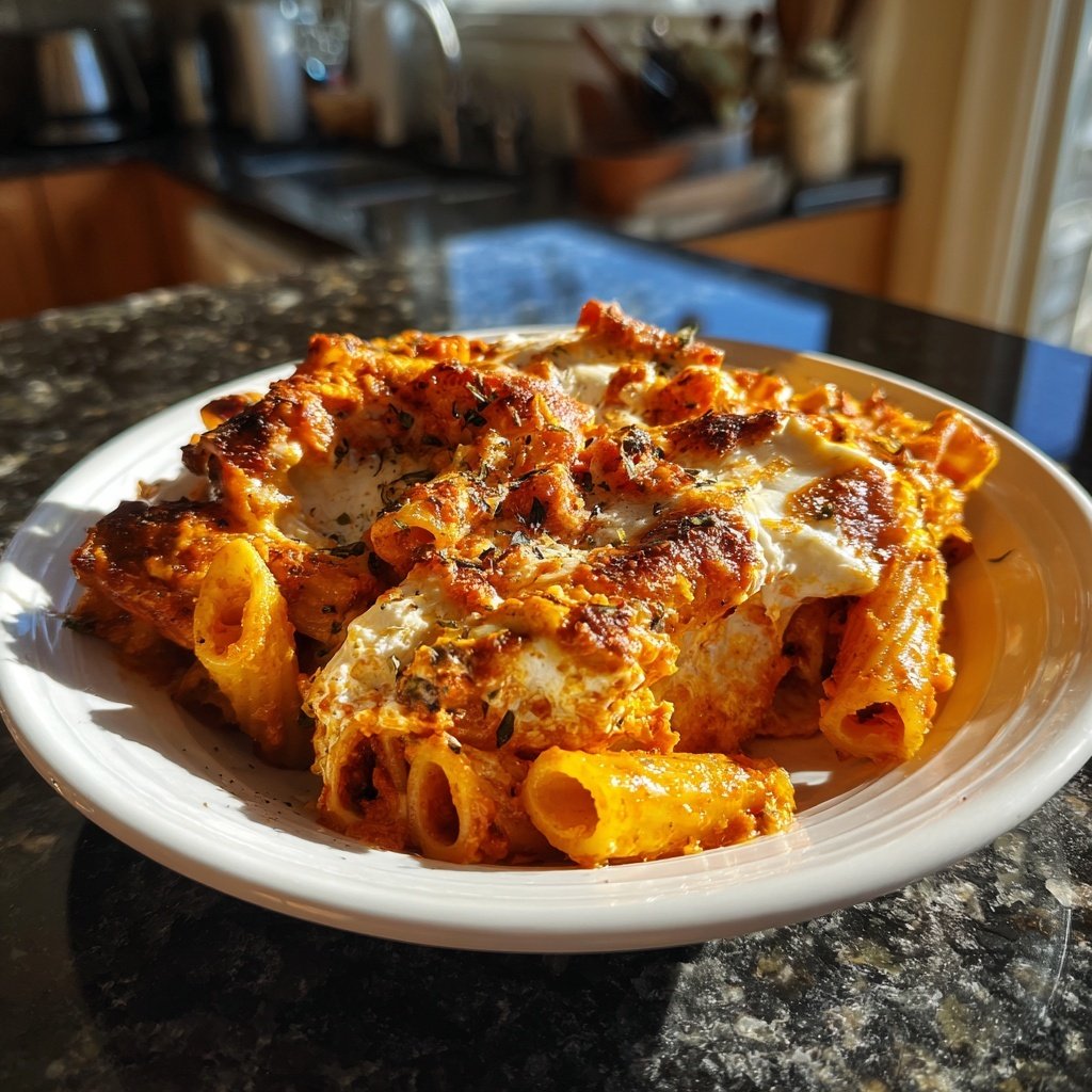 Baked Ziti With Ricotta