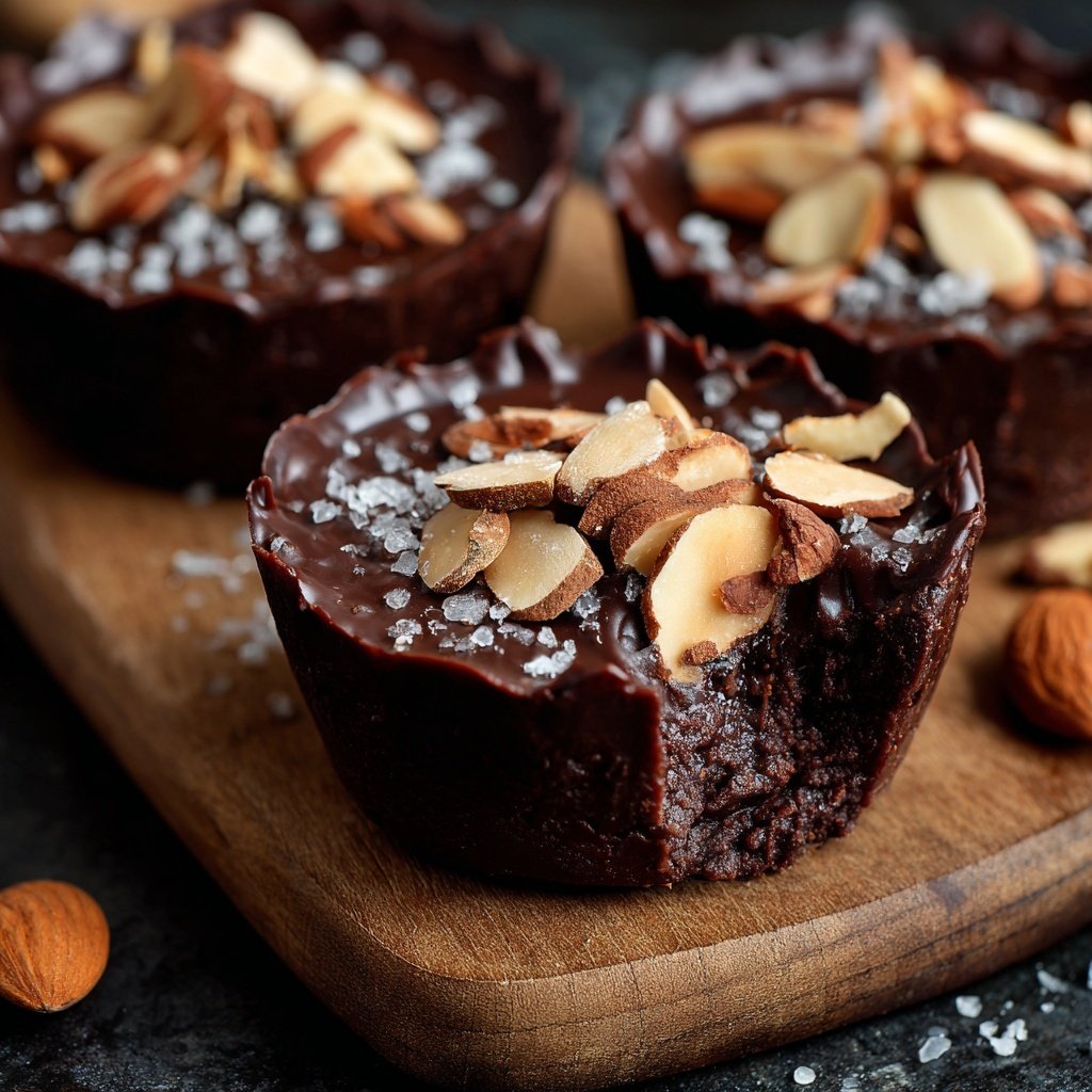 Chocolate Almond Butter Snack Cups