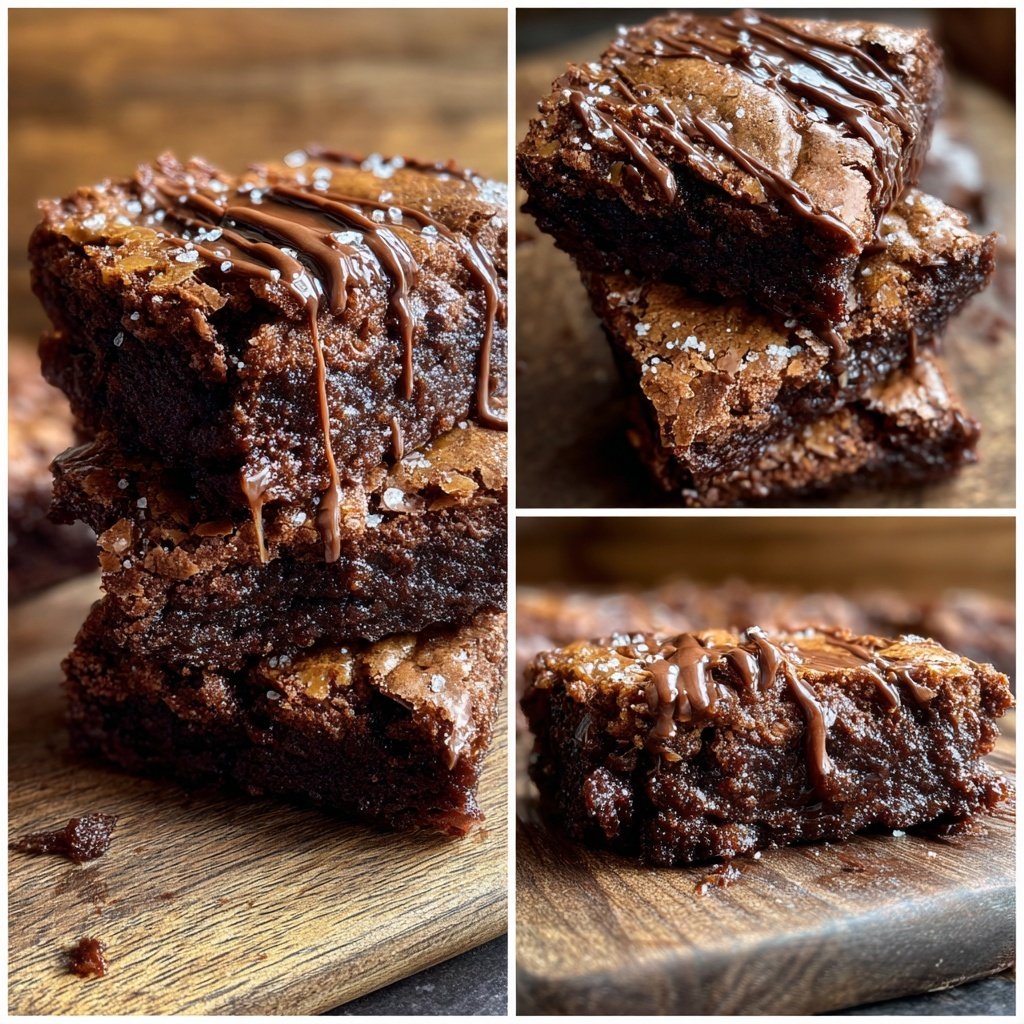 Chocolate Tahini Brownies