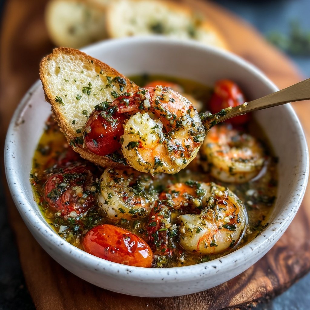 Mediterranean Garlic Shrimp Bowl