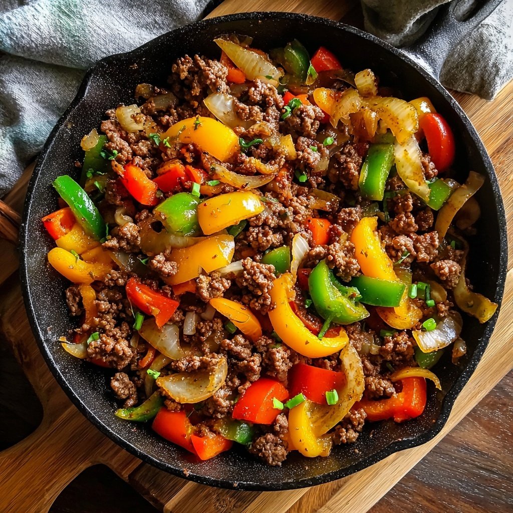 Easy Ground Beef Skillet Dinner