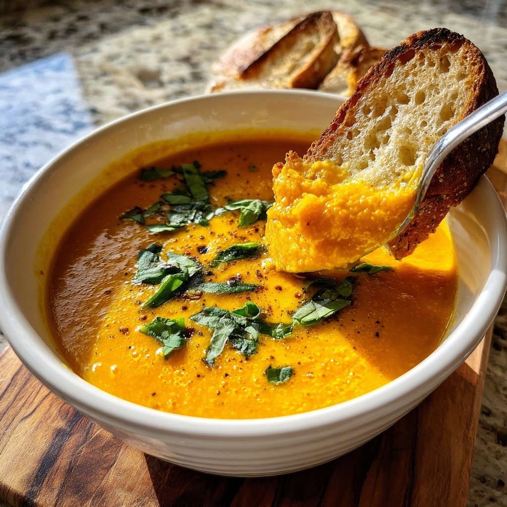 Spring Carrot Ginger Soup
