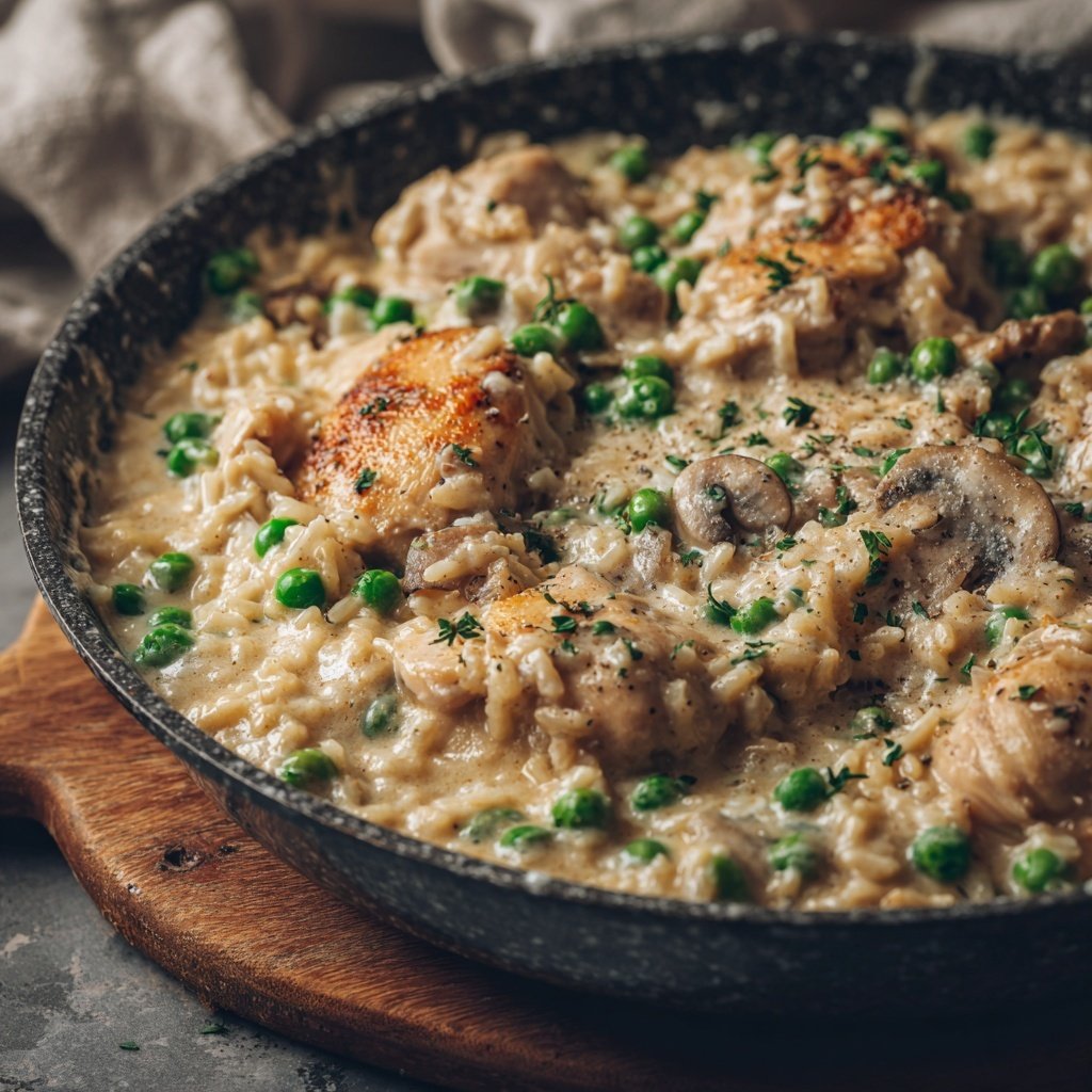 Creamy One Pot Chicken And Rice